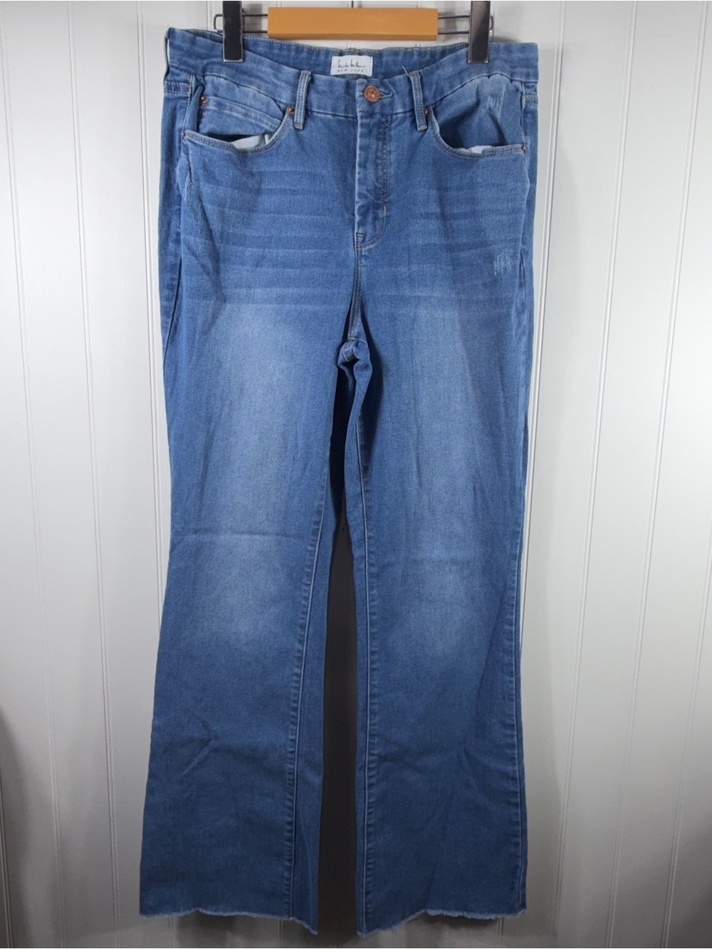 Nicole Miller New York Soho High Rise Bootcut Jeans Size 10 Blue